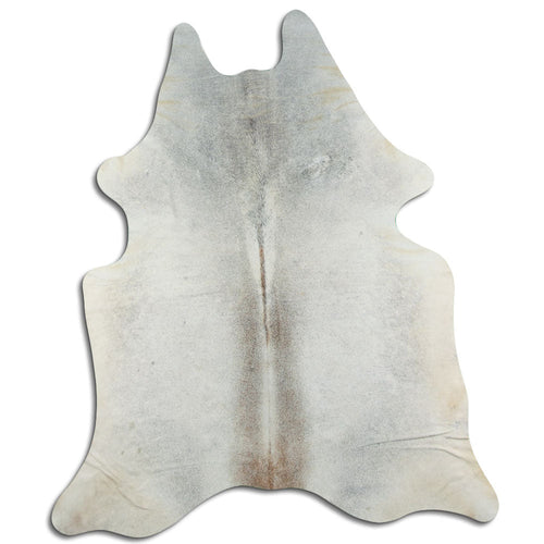 Tan Grey Cowhide Rug L