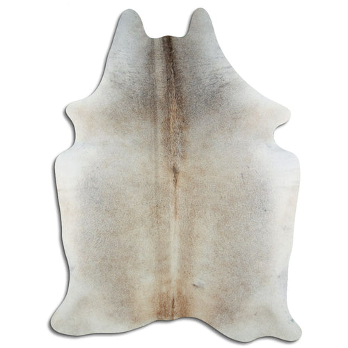 Tan Grey Cowhide Rug L