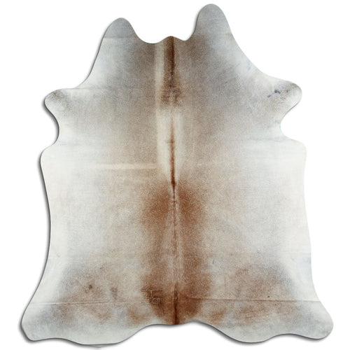 Tan Grey Cowhide Rug XL