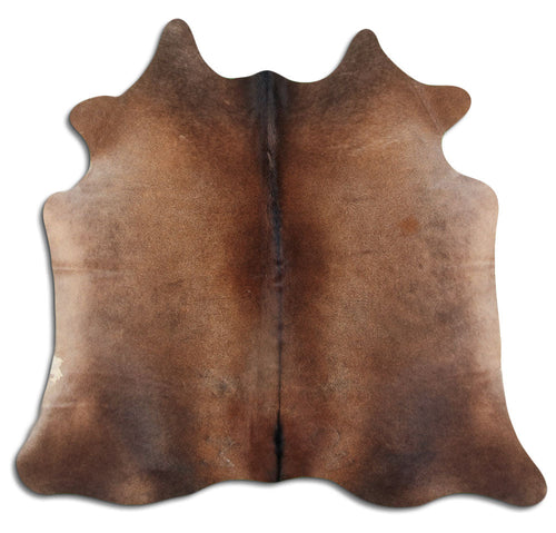 Tan Grey Cowhide Rug M