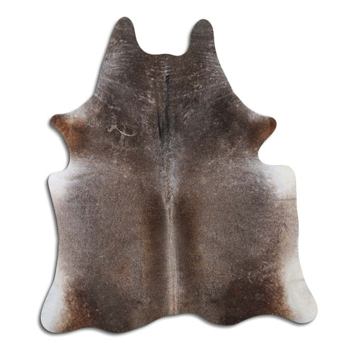 Tan Grey Cowhide Rug M