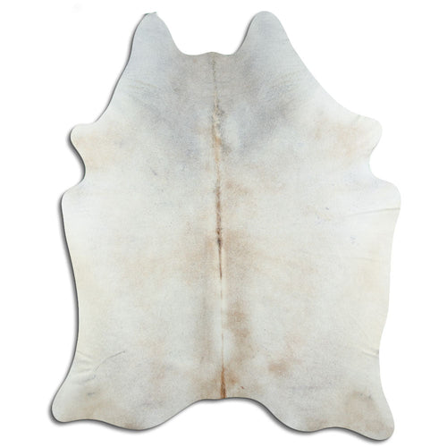 Tan Grey Cowhide Rug L