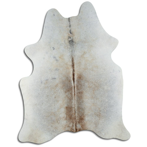 Tan Grey Cowhide Rug M