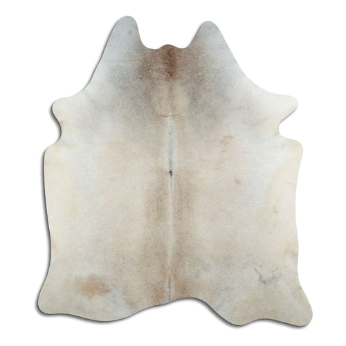 Tan Grey Cowhide Rug XXL