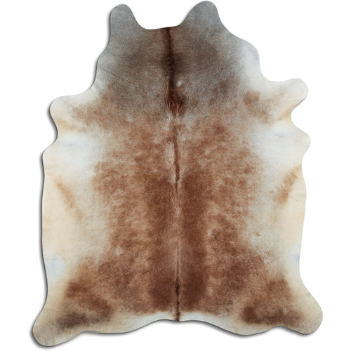 Tan Grey Cowhide Rug XXL