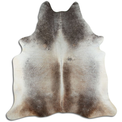 Tan Grey Cowhide Rug XL