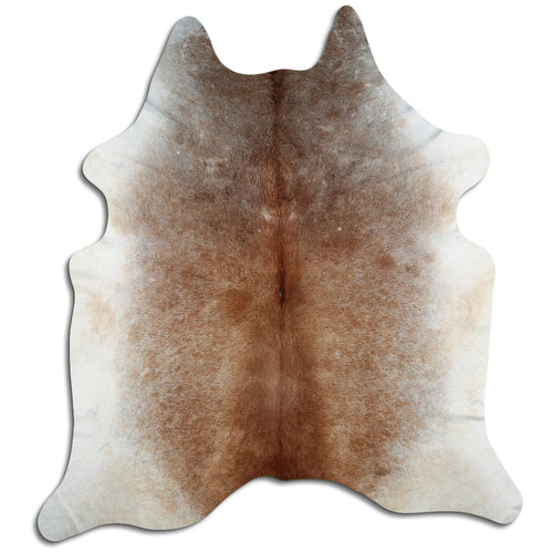 Tan Grey Cowhide Rug XXL