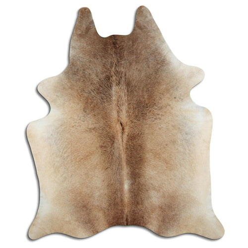 Tan Grey Cowhide Rug XXL