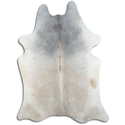 Tan Grey Cowhide Rug XXL