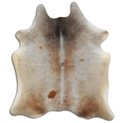 Tan Grey Cowhide Rug XXL
