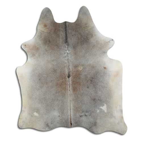 Tan Grey Cowhide Rug XL