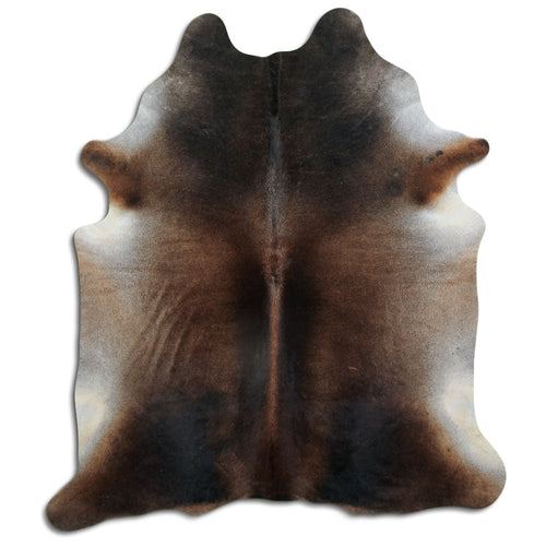 Tan Grey Cowhide Rug XXL