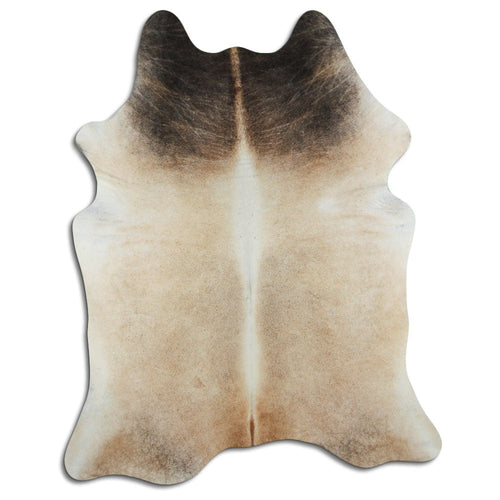 Tan Grey Cowhide Rug XXL