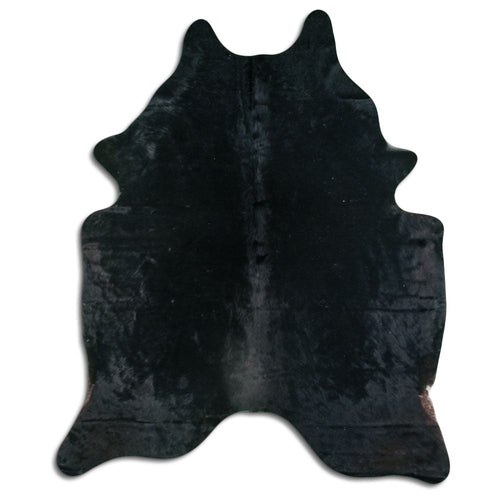 Black Cowhide Rug XL