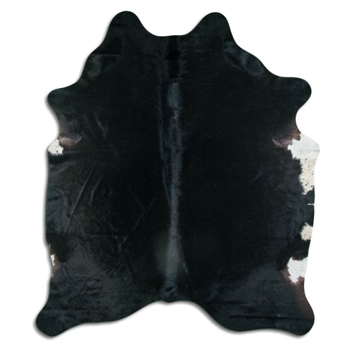 Black Cowhide Rug XL