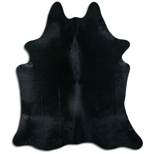 Black Cowhide Rug XL