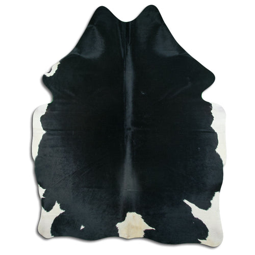 Black Cowhide Rug XL