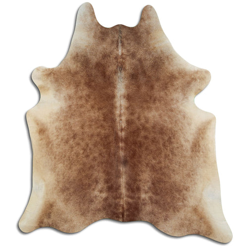 Brown Cowhide Rug L