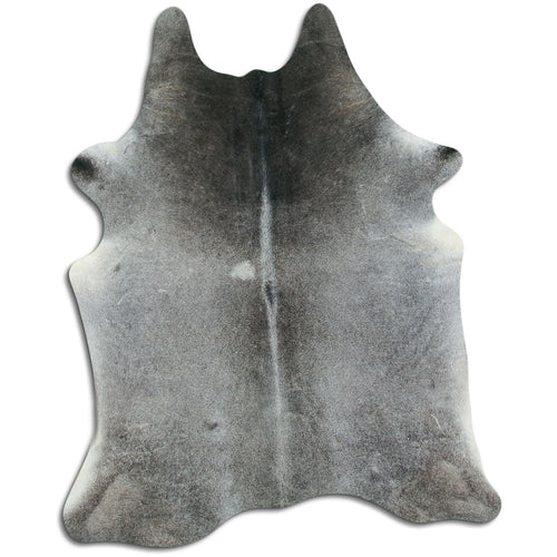 Grey Cowhide Rug L