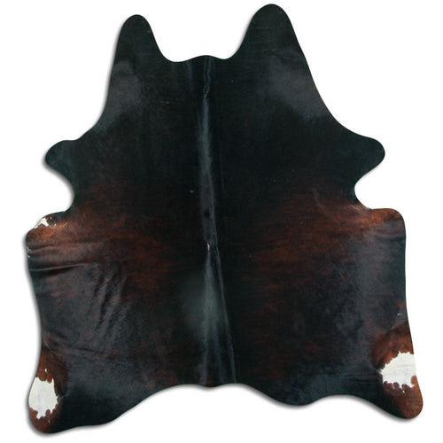 Brown Cowhide Rug L