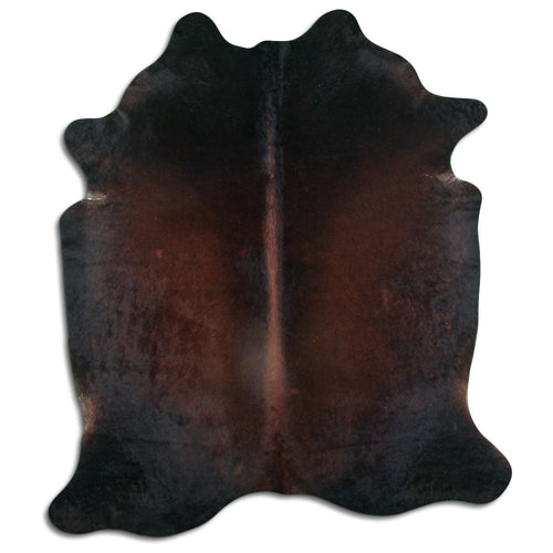 Brown Cowhide Rug L