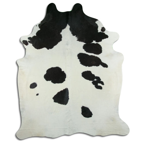 Black & White Cowhide Rug XXL