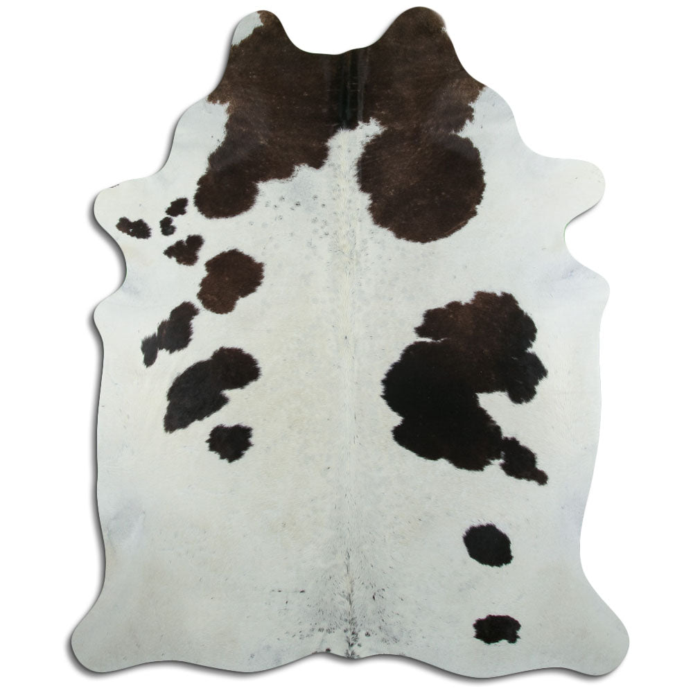 Black & White Cowhide Rug XXL