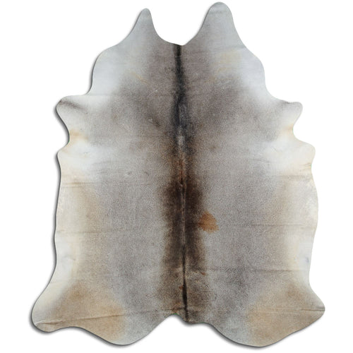 Tan Grey Cowhide Rug XXL