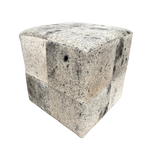 Cowhide ottoman | available in several colours