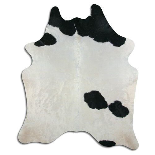 Black & White Cowhide Rug XXL