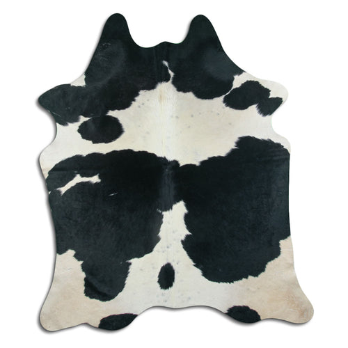 Black & White Cowhide Rug XL
