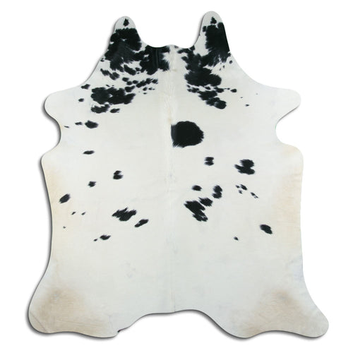 Black & White Cowhide Rug XXL