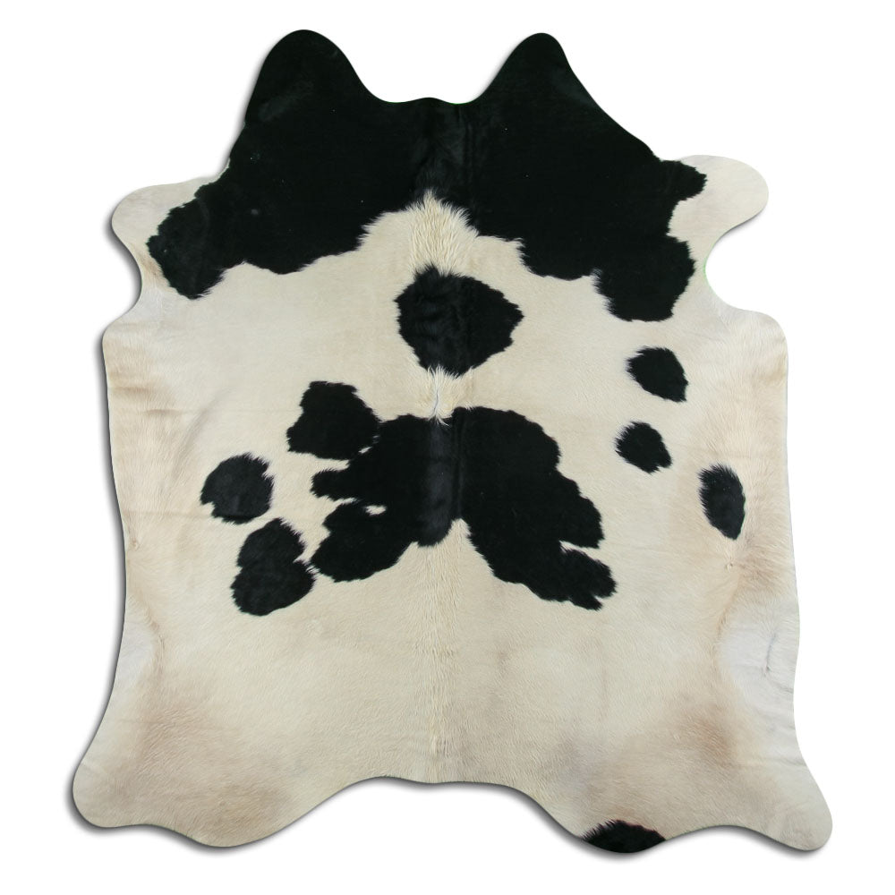 Black & White Cowhide Rug XXL