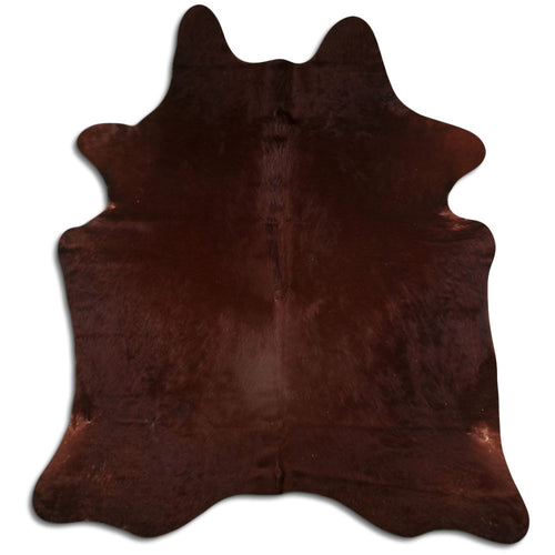 Brown Cowhide Rug L