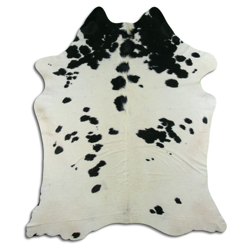 Black & White Cowhide Rug XXL