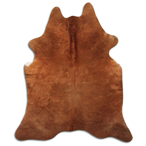 Brown Cowhide Rug L