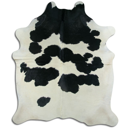 Black & White Cowhide Rug XXL