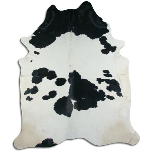 Black & White Cowhide Rug XXL