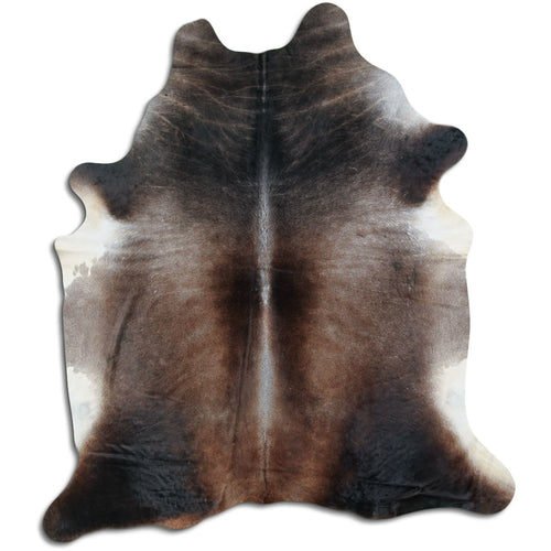 Tan Grey Cowhide Rug XXL