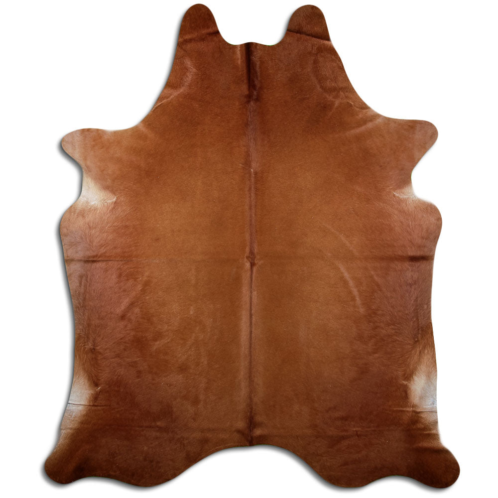 Brown Cowhide Rug XXL