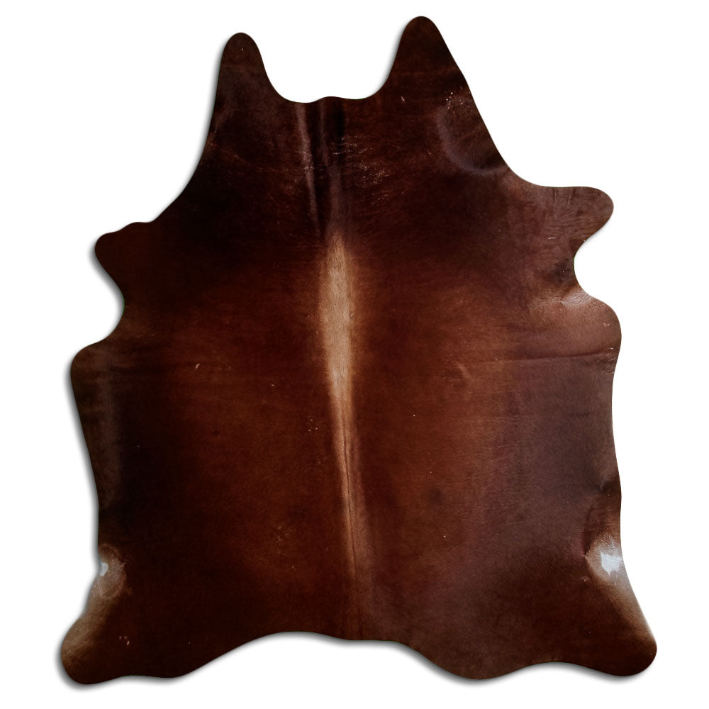 Brown Cowhide Rug XL