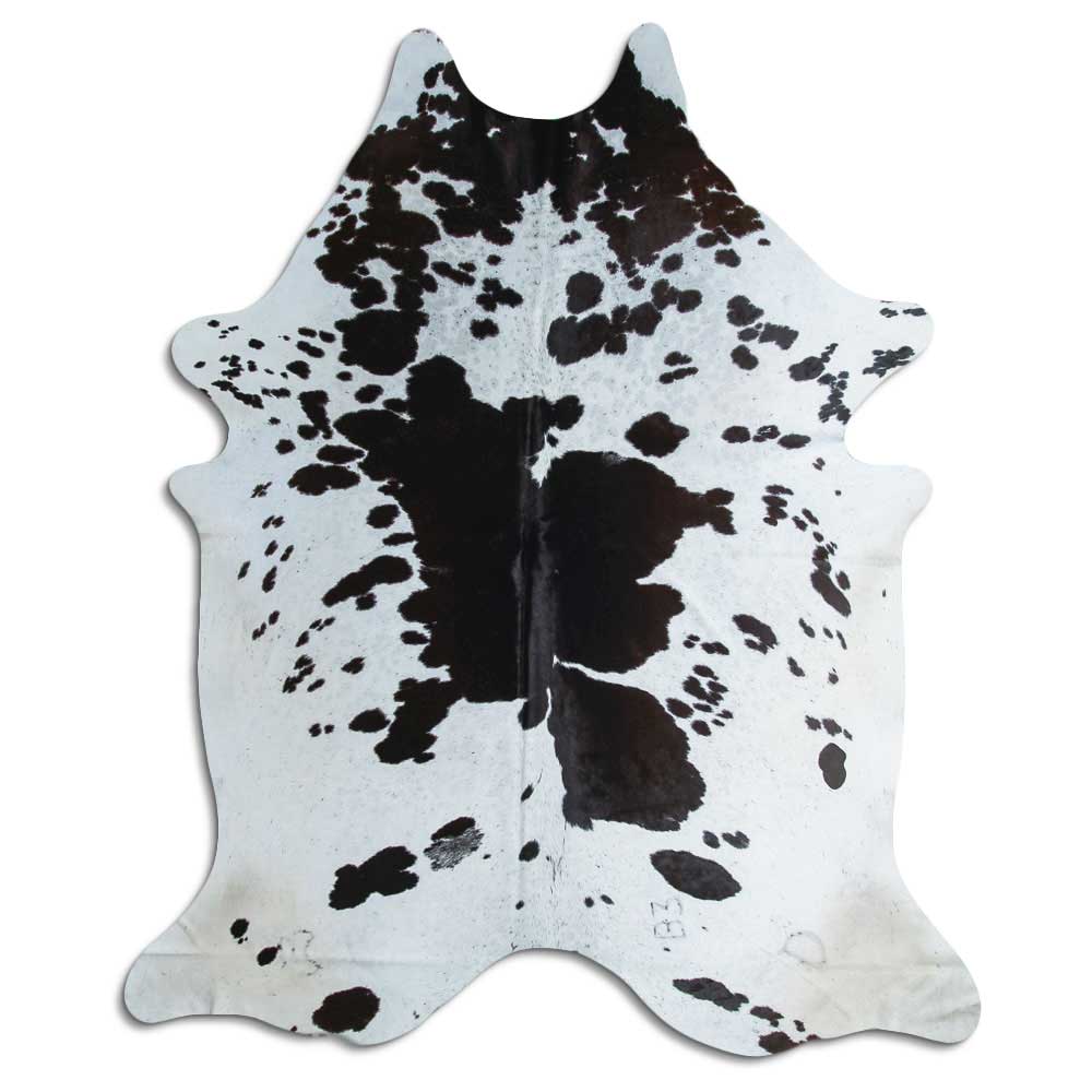 Black & White Cowhide Rug XXXL