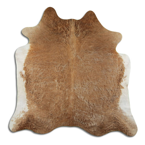 Brown Cowhide Rug L