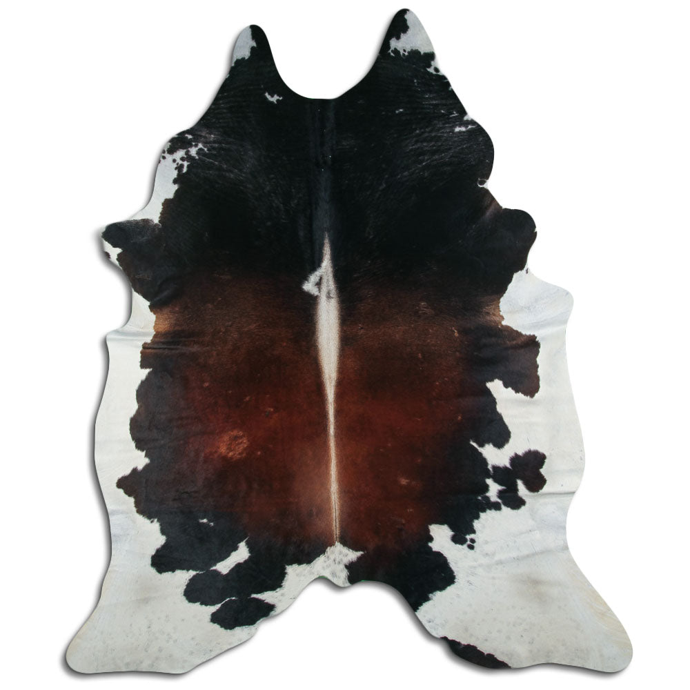 Tricolor Cowhide Rug XXL