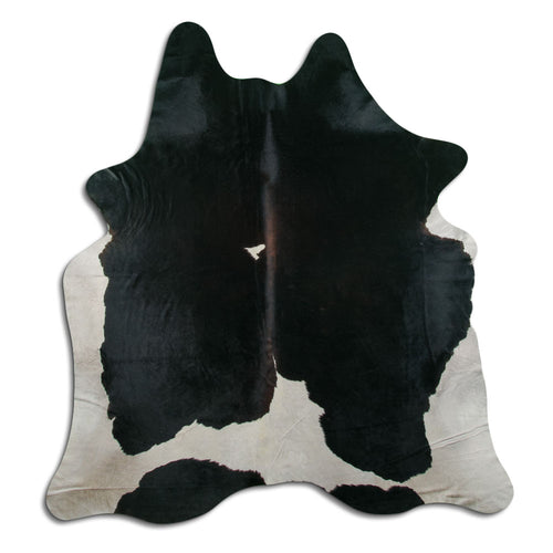 Black & White Cowhide Rug XL