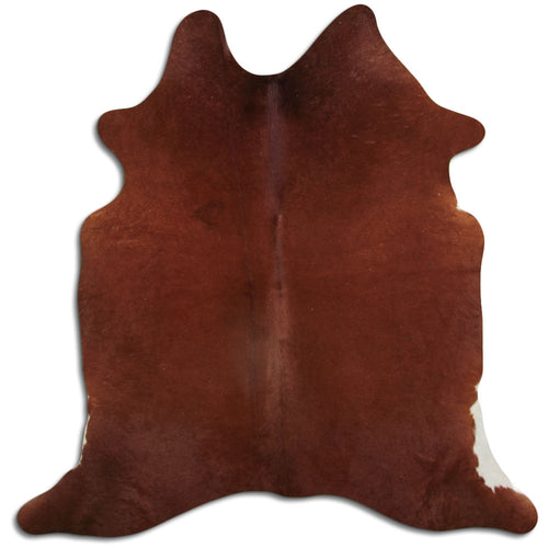 Brown Cowhide Rug L