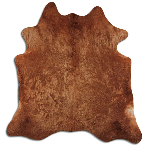 Brown Cowhide Rug L