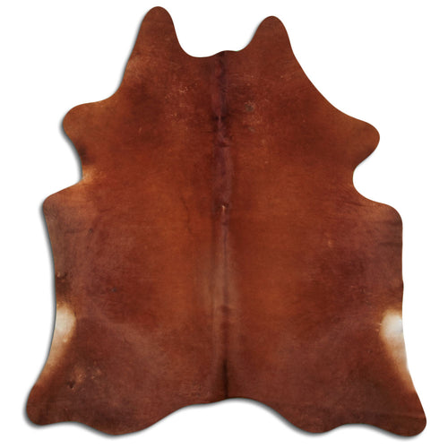 Brown Cowhide Rug L
