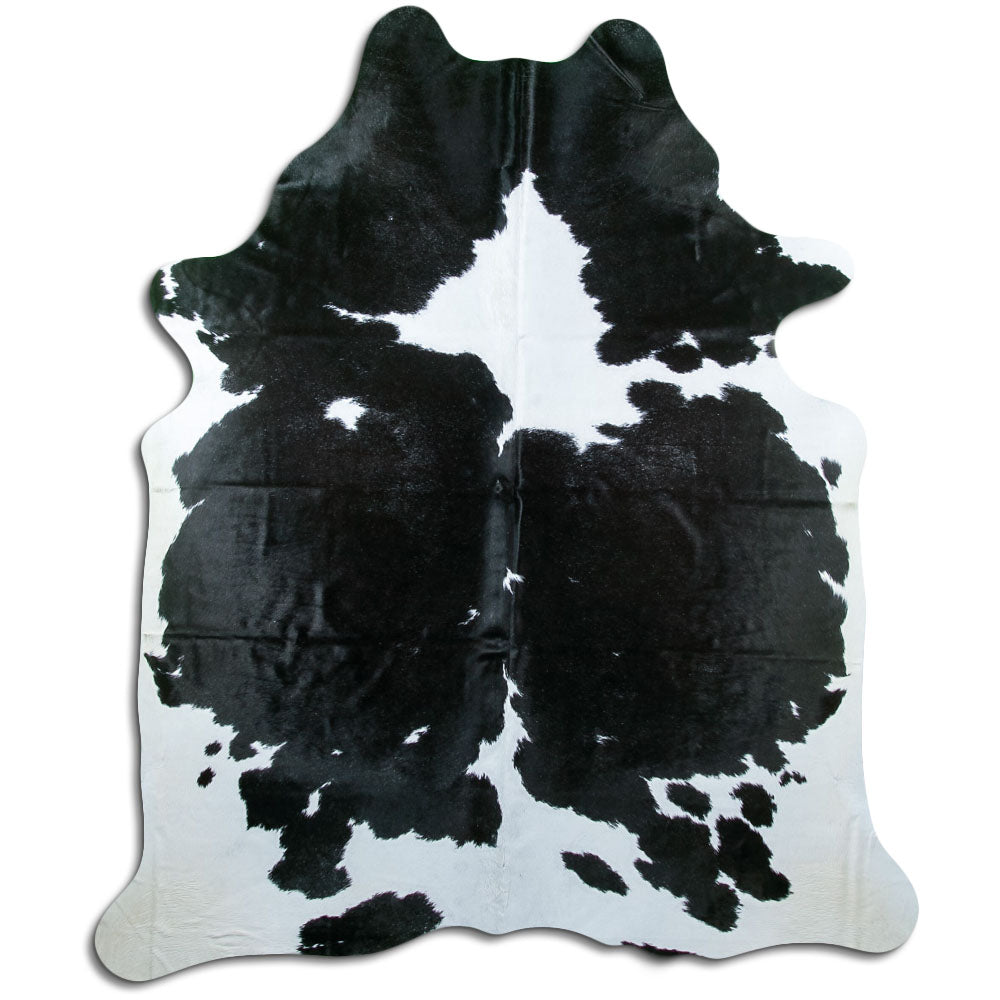 Black & White Cowhide Rug XXL