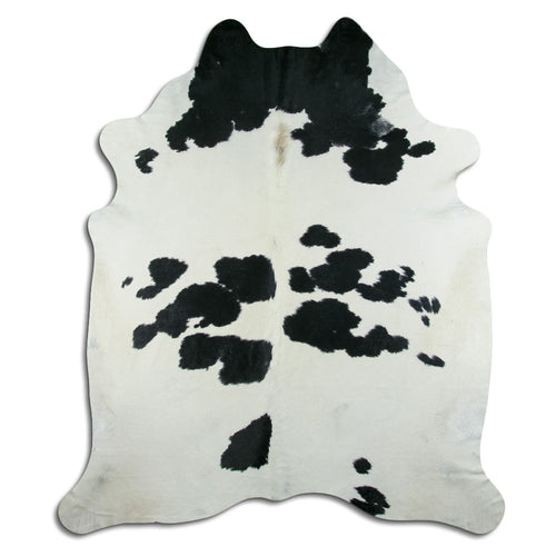 Black & White Cowhide Rug XXL